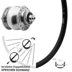 26 Zoll Vorderrad SON 28 Ryde Andra 40 Disc Nabendynamo Centerlock
