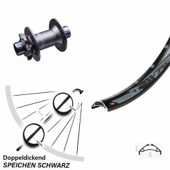 Rodi TRYP 35 Disc-Vorderrad 27,5+ Zoll MTB DH Alt Formula 20x110 Mm Nabe