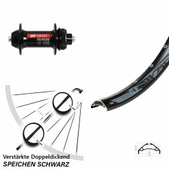 MTB Rodi 27,5 Zoll Vorderrad Tryp 35 DT Swiss 370 Centerlock