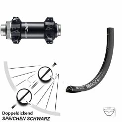 Dt-swiss Shimano Deore XT HB-M8110 Boost Straightpull DT Swiss M 462 Vorderrad 27,5 Zoll