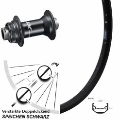 27,5 Zoll Laufrad Ryde Andra 40 Disc Shimano XT HB-M8110 Für 15 Mm Stekachse