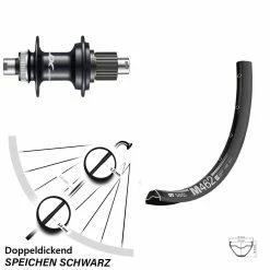Dt-swiss 27,5 Zoll Hinteres Rad DT Swiss M 462 Shimano Deore XT FH-M8110