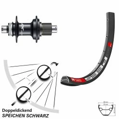 Dt-swiss DT Swiss 533 D Scheibenbrems-Hinterrad 29 Zoll Shimano Deore XT FH-M8110