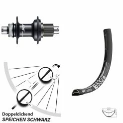 Dt-swiss 29 Zoll Laufrad Shimano Deore XT FH-M8110 DT Swiss E 532