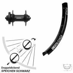 Exal BE 25 Disc-Vorderrad 26 Zoll Formula DC-21