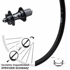 28-29 Zoll Hinterrad KX-E 5x135 Mm 6-loch 11-fach Ryde Andra 40 Disc Für Schnellspanner