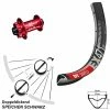 Dt-swiss 27,5 Zoll Vorderrad KX-M Nabe Rot-eloxiert 15x100 Mm DT Swiss EX 471 MTB Enduro