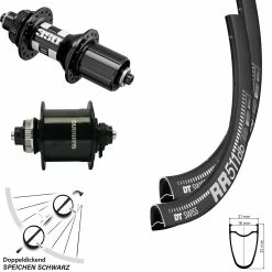 Dt-swiss 28 Zoll Laufradsatz Shimano DH-UR700 DT Swiss 350-RR511 Disc