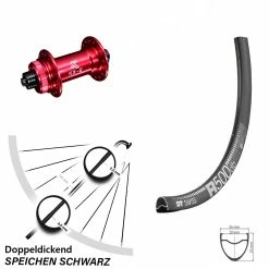 Dt-swiss 27,5 Zoll Vorderrad KX-G DT Swiss R 500 Centerlock
