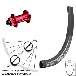 Dt-swiss Vorderrad 28 Zoll DT Swiss RR 521 DB Schwarz KX-G Vorderradnabe 5x100