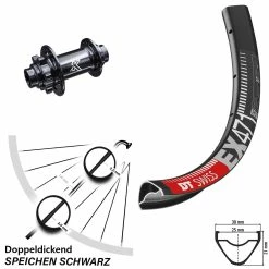 Dt-swiss 27,5 Zoll Vorderrad KX-M Nabe 20x110 Mm DT Swiss EX 471 MTB Enduro DH