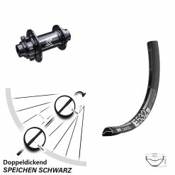 Dt-swiss DT Swiss E 532 Vorderrad 27,5 Zoll KX-M Nabe 20x110 Mm Steckachse DH Enduro