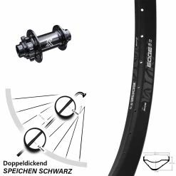 KX-M 20x110 Mm 6-loch Ryde Edge M35 OS Vorderrad 27,5 Zoll MTB DH Enduro