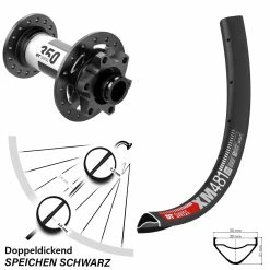 Dt-swiss XM 481 DT Swiss 350 Boost 15x110 Mm Laufrad 27,5 Zoll 6-loch