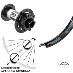 Rodi TRYP 35-622 ETRTO Vorderrad 29 Zoll DT Swiss 350 Boost 15x110 Mm