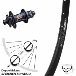 Ryde Edge M22 Hinterrad 29 Zoll Mit DT Swiss 350 Microspline