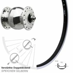 Vorderes Rad Mit Nabendynamo SON Delux Wide Body Ryde Andra 40 28 Zoll