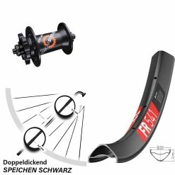 Dt-swiss FR 541 DT Swiss 350 SL Vorderrad 27,5 Zoll Schnellspanner 6-Loch