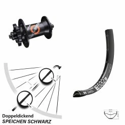 Dt-swiss 29 Zoll Vorderrad 350 SL DT Swiss E 532 Für Schnellspanner 6-loch Disc
