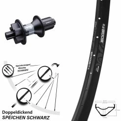 Ryde Edge M30 Hinterrad 27,5 Zoll DT Swiss 370 Steckachse 12x142 Mm