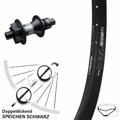 DT Swiss 370 Sram XD 12x142 Mm Ryde Edge M35 OS 27,5 Zoll Hinterrad 6-Loch