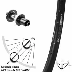 Ryde Edge M30 Hinterrad 27,5 Zoll Mit DT Swiss 350 11-fach