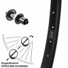 27,5 Zoll Hinterrad Ryde Rival 30 Disc Mit DT Swiss 350 Nabe 11-fach