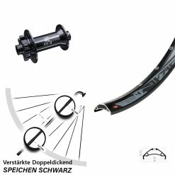 KX-B 15x110 Mm 6-Loch Rodi TRYP 35-622 ETRTO Vorderrad Verstärkt 29 Zoll Boost