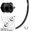 Nabendynamo Vorderrad SON Delux Ryde ZAC 421 26 Zoll