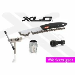 XLC Werkzeugset 4 - Teiliges Set Für Kette Kurbel Zahnkranz