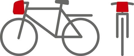 Abus ST 4300 KF Essential Lenkertasche Blau â Bild 3