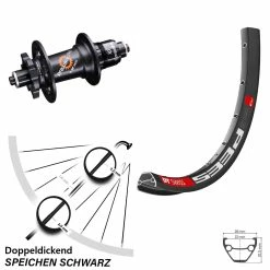 Dt-swiss Hinterrad 28-29 Zoll 533D DT Swiss 350 SL 5/135 Mm Sram XD