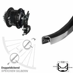Hinterrad Mit Rohloff Speedhub CC OEM2 26 Zoll Ryde Andra 30