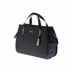 Basil Schultertasche Noir, Midnight Black