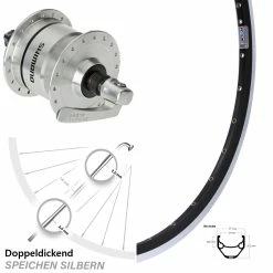 26 Zoll Vorderrad Ryde ZAC 421 Mit Shimano DH3N72 Nabendynamo