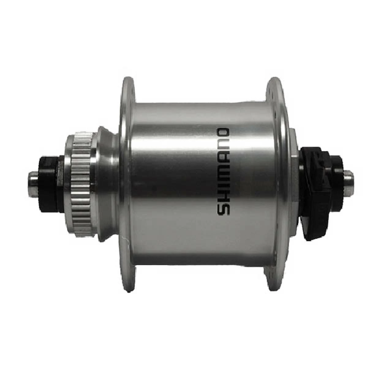 Shimano Nabendynamo DH-UR700-3D Silbern Disc Centerlock Hohlachse