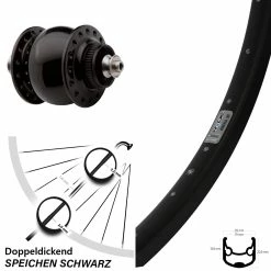 Vorderrad 29 Zoll Ryde Andra 30 Son 28 Disc Centerlock Nabendynamo